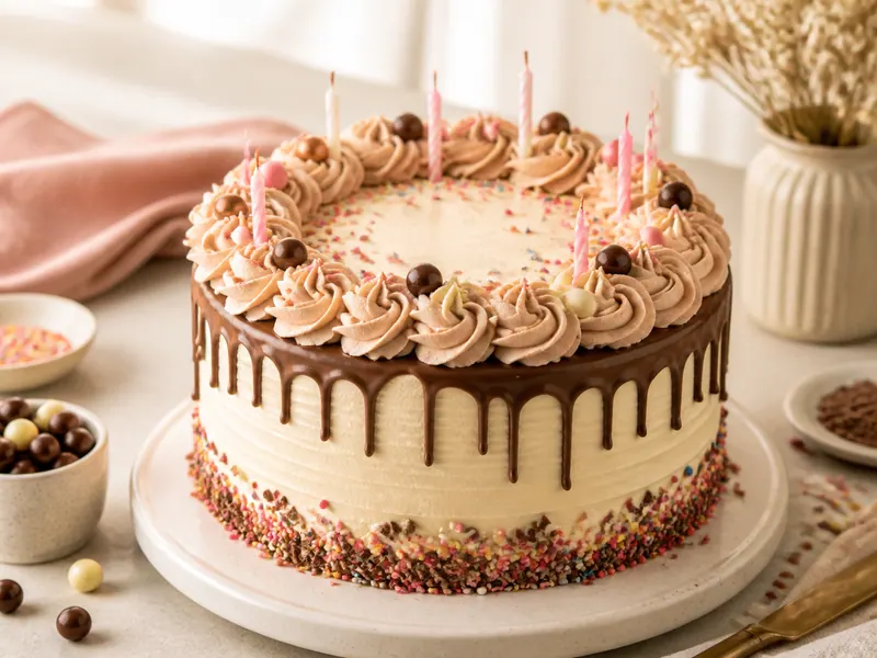 Custom birthday cake