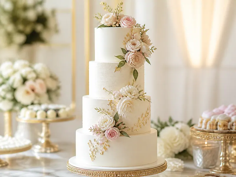 Wedding and entertainment event cake